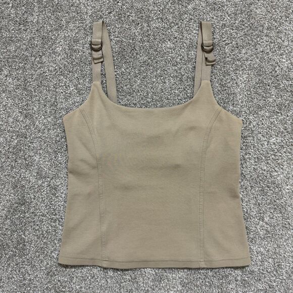Express Tank Top Womens Medium Adjustable Strap Fitted Stretchy Y2k Camisole - Picture 4 of 11
